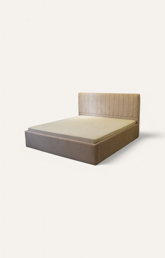 Stella Velvet Quilted Storage Bed