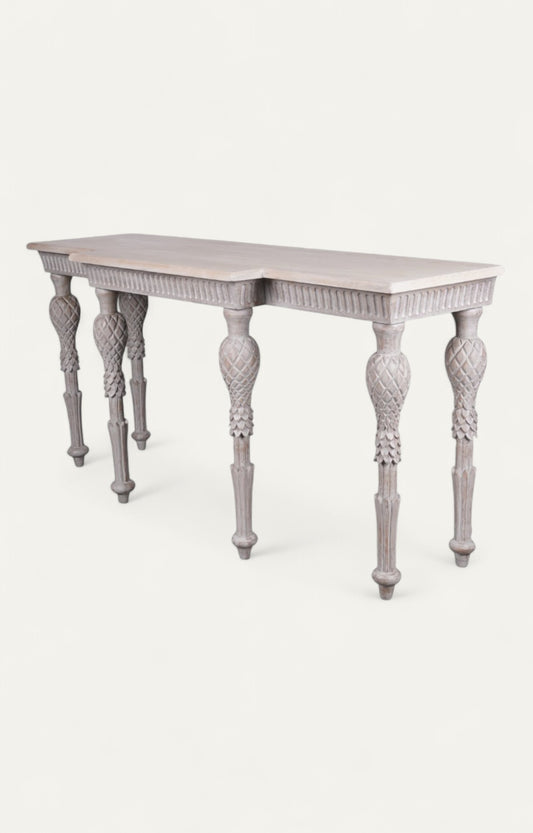 Pineapple Curved Console table