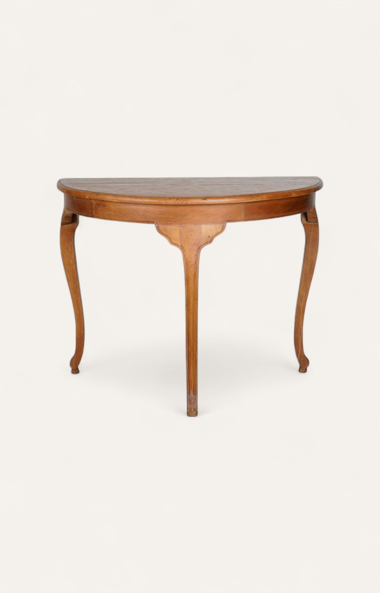 Half Round Wooden Console