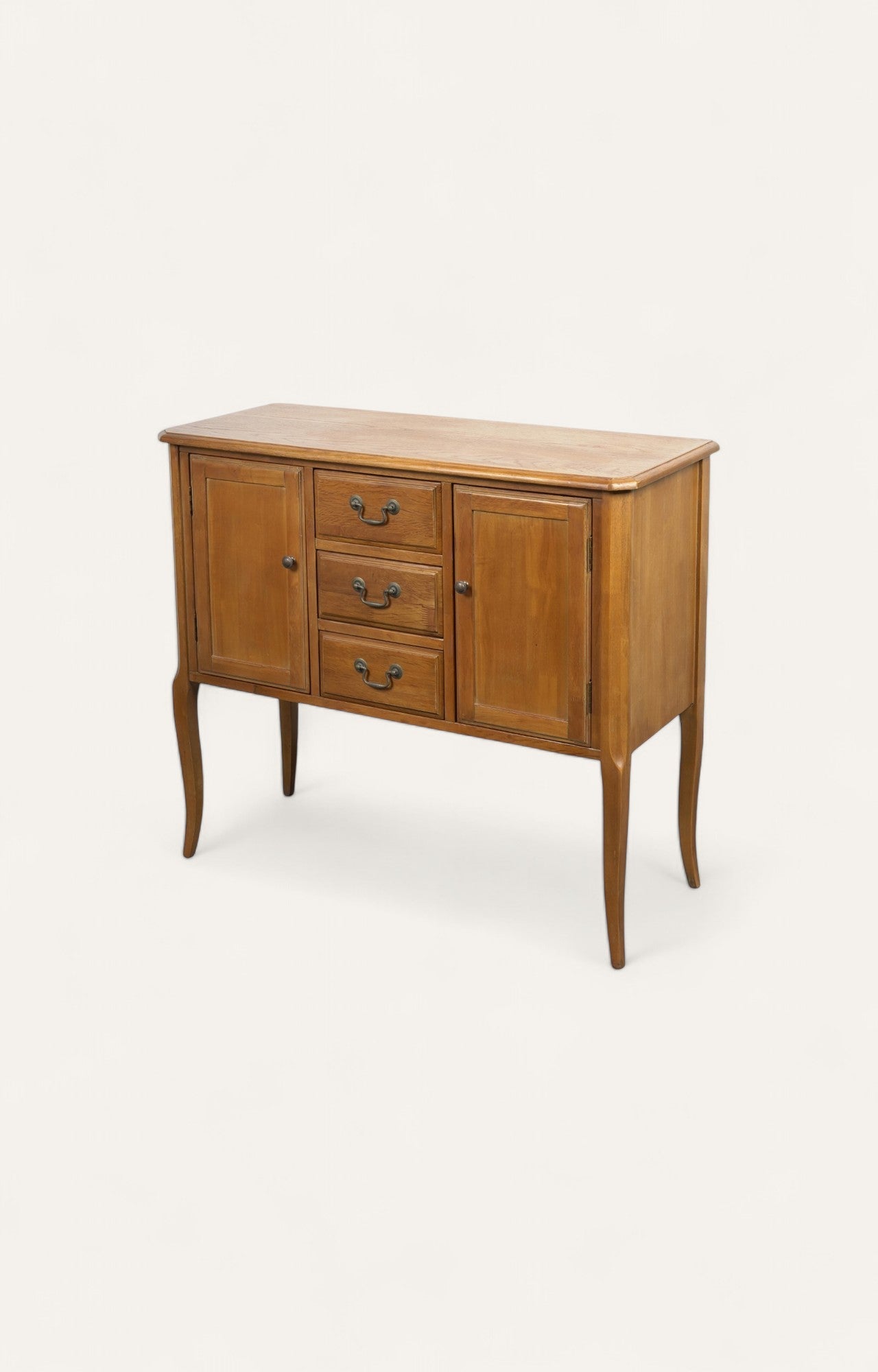 Oak Wood 3 Drawer 2 Cabinet Chest