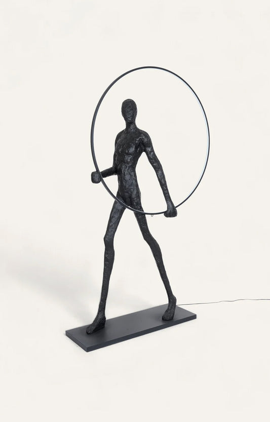 Resin Sculpture Floor Lamp