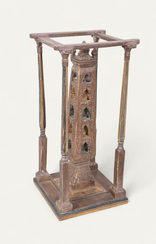 Temple Carving Mythological Statue