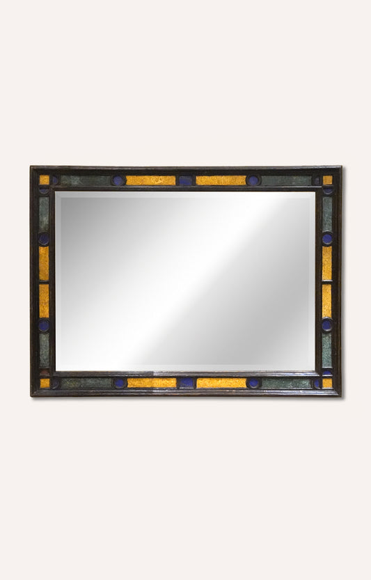 semi precious stone inlay Mirror