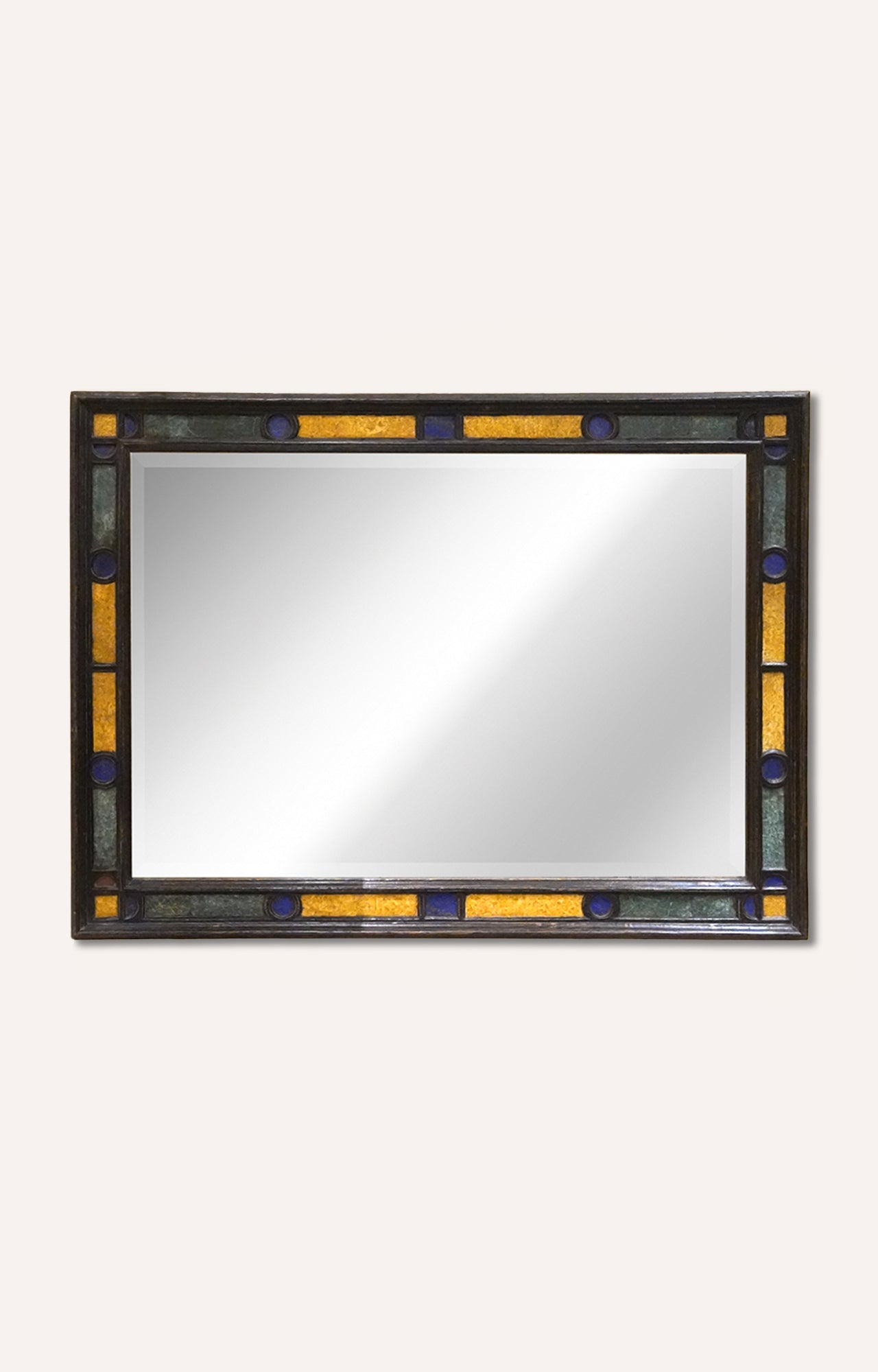 semi precious stone inlay Mirror