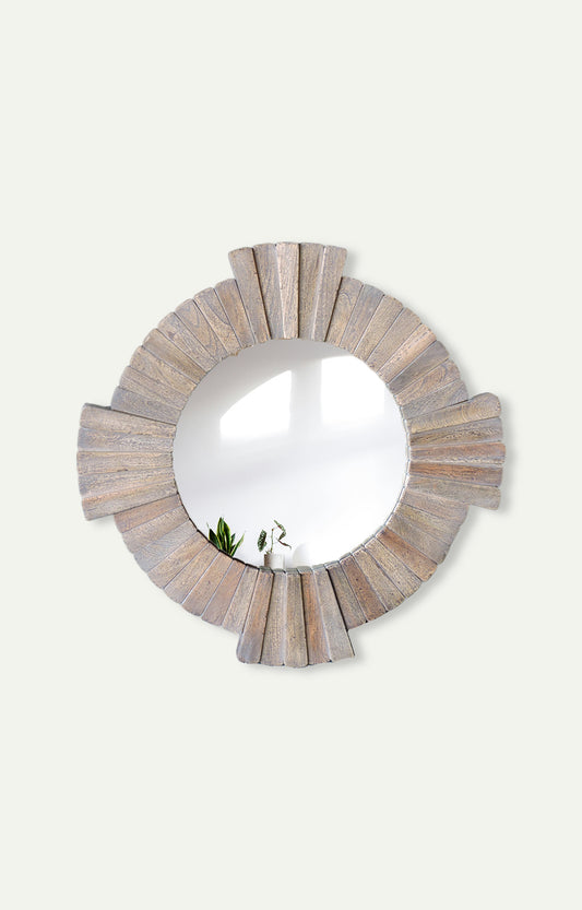 INEASWVD ROUND MIRROR