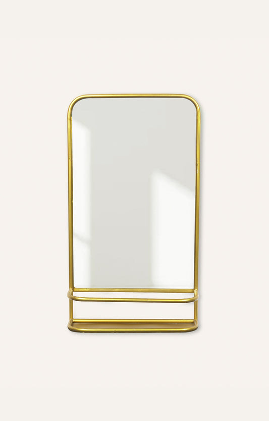 Gold Metal Framed Mirror