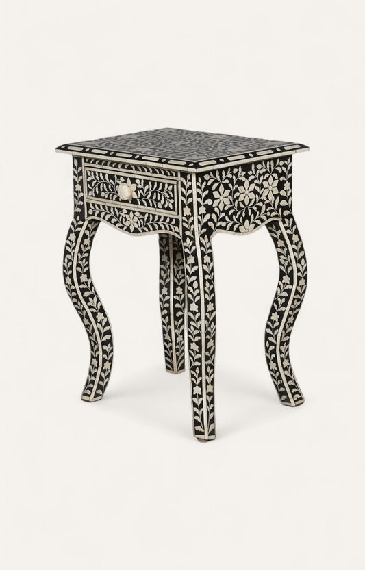 Bone Inlay Night Stand