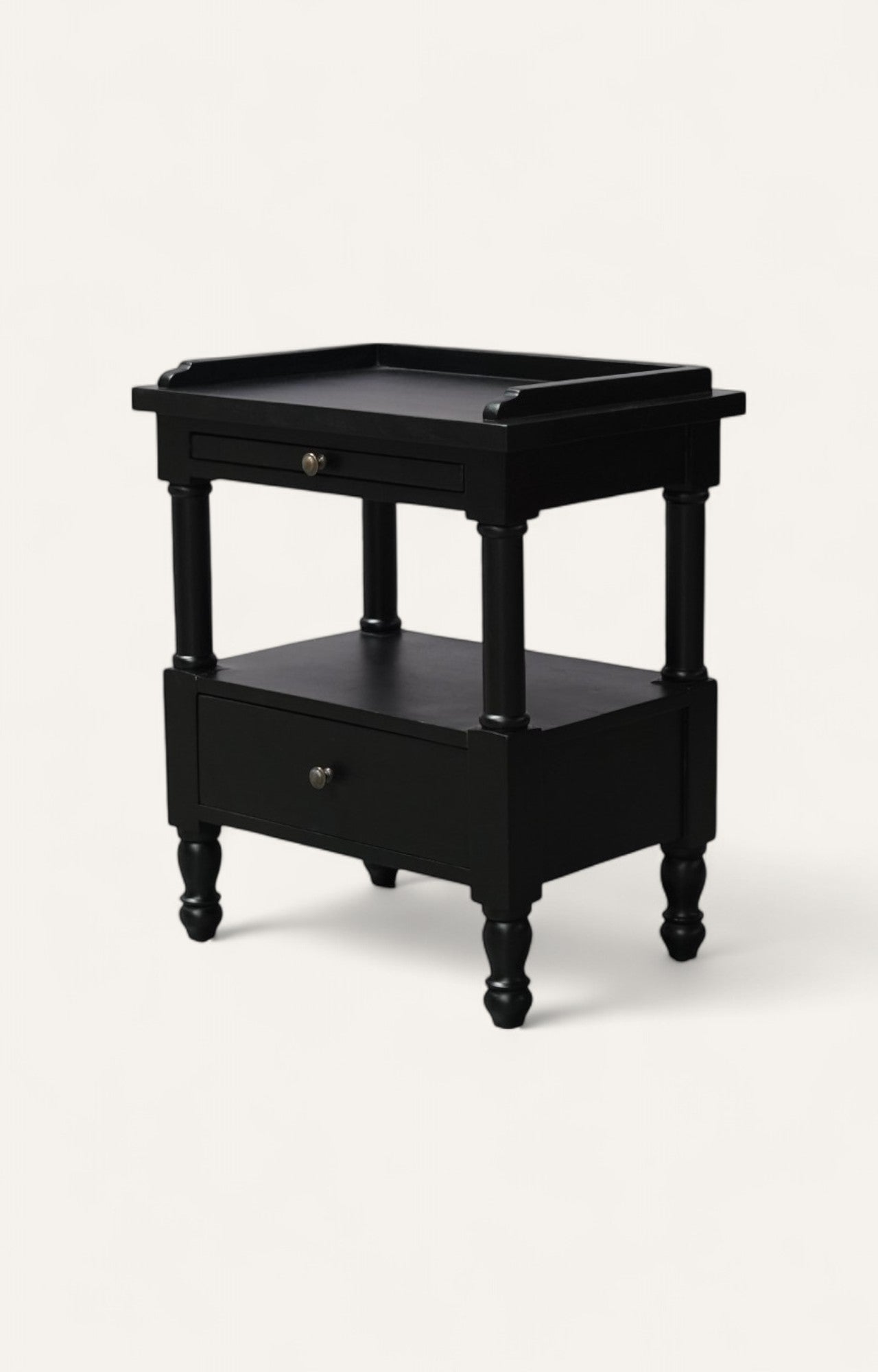 Black Finish Night Stand