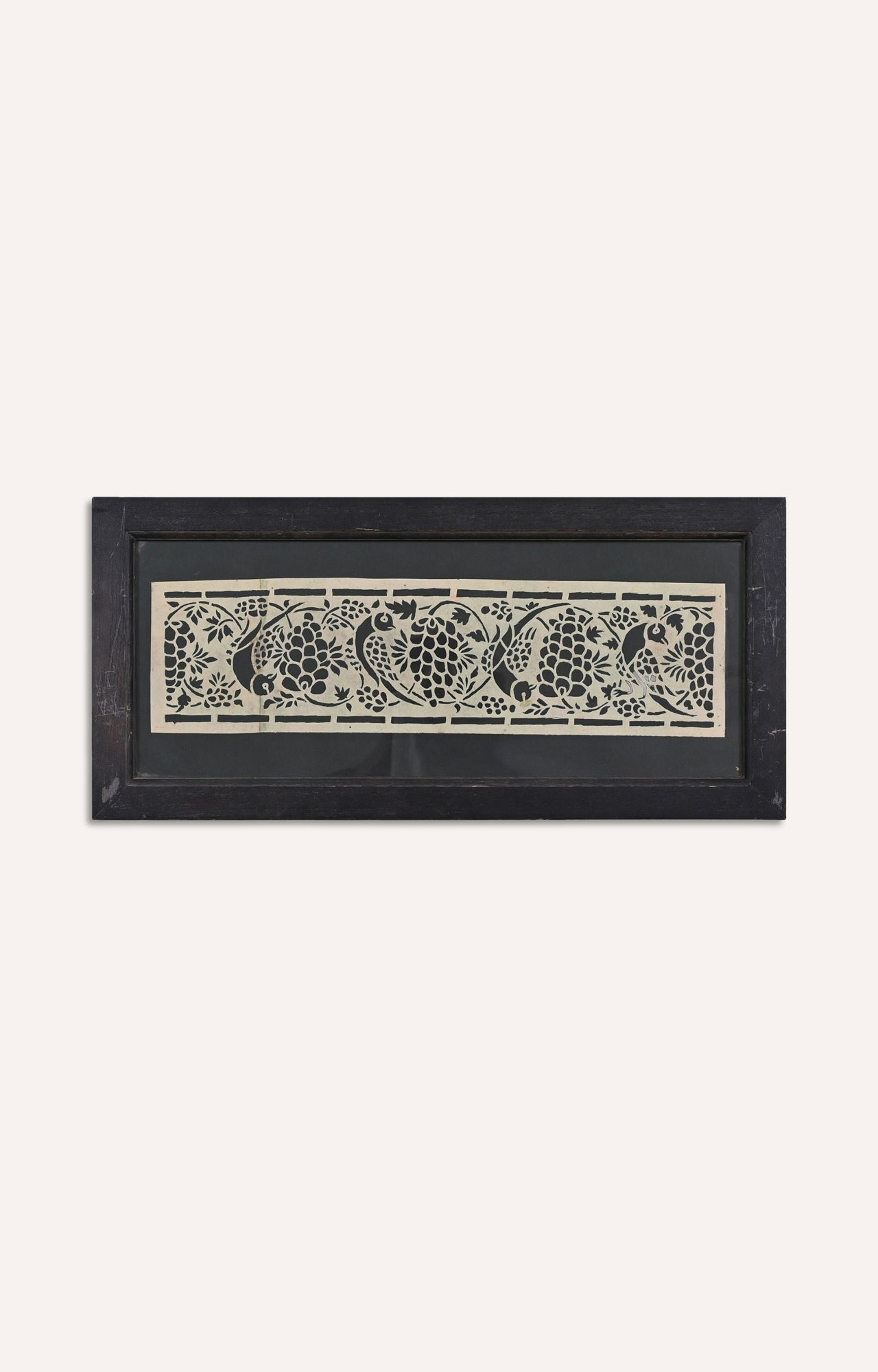 Handmade paper stencil (Framed)