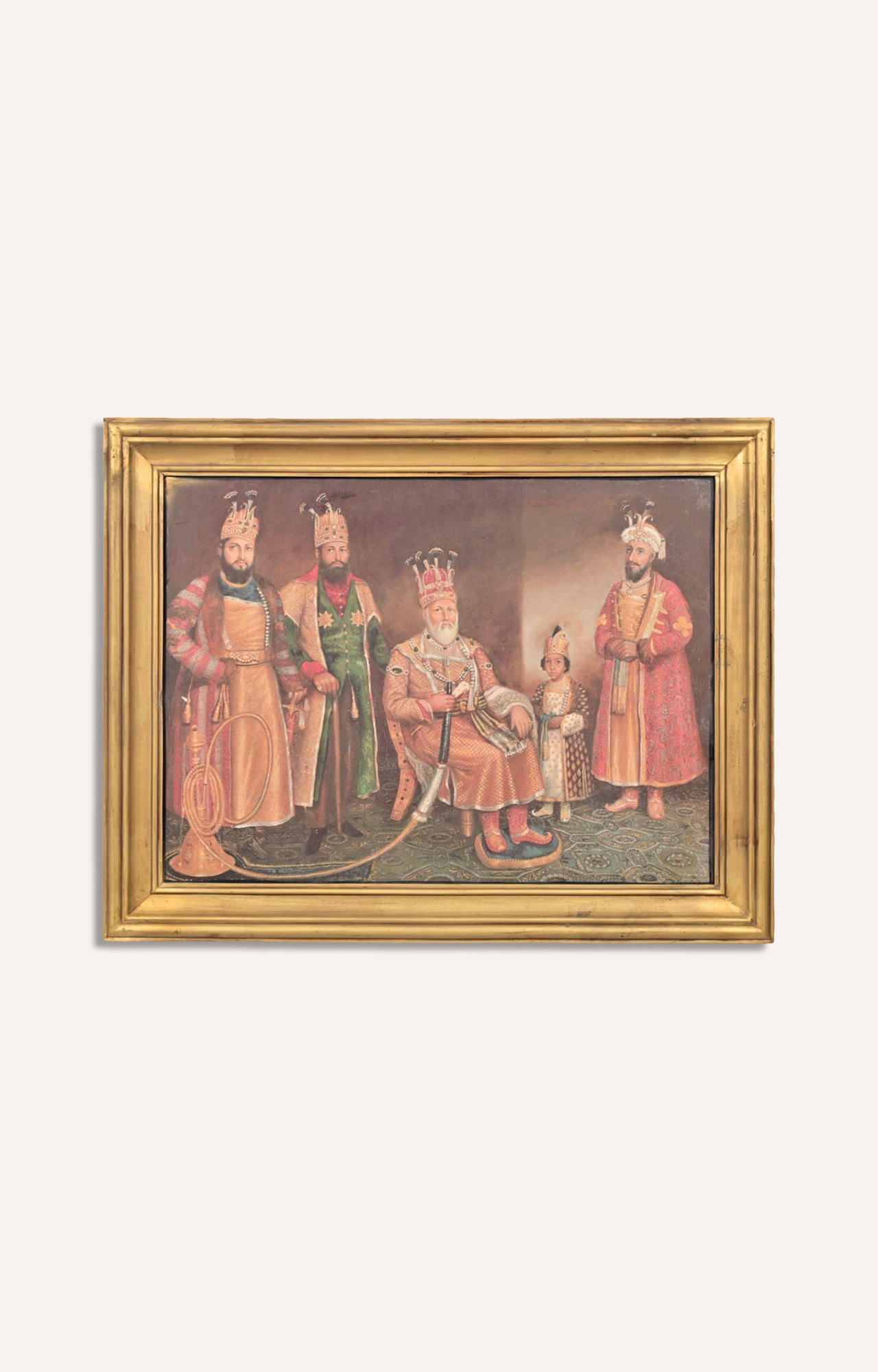 Oil Maharaja painting (Framed)
