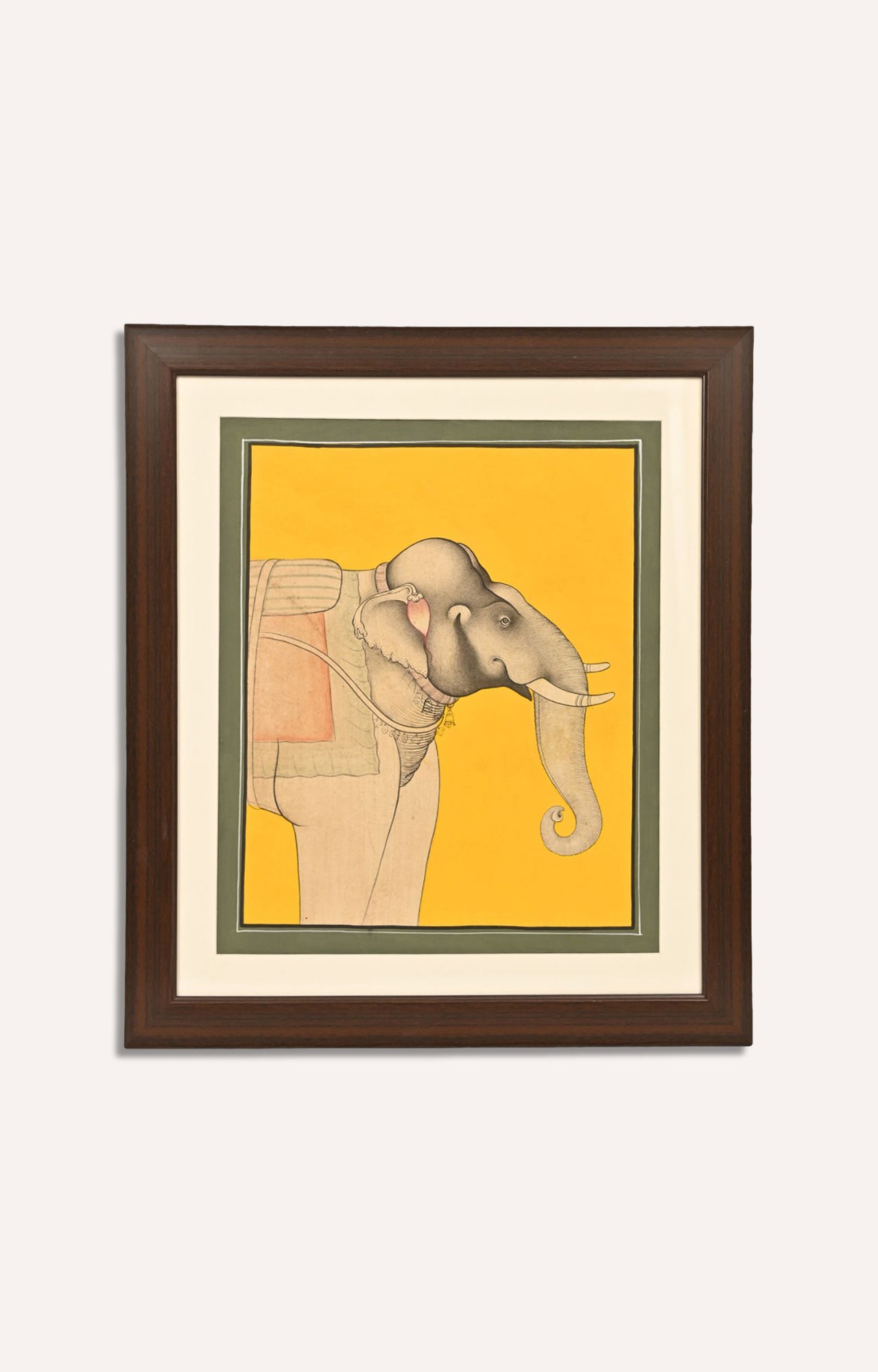 Elephant Watercolor painting.