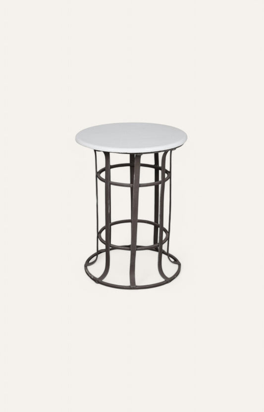 Side Table With Marble Top