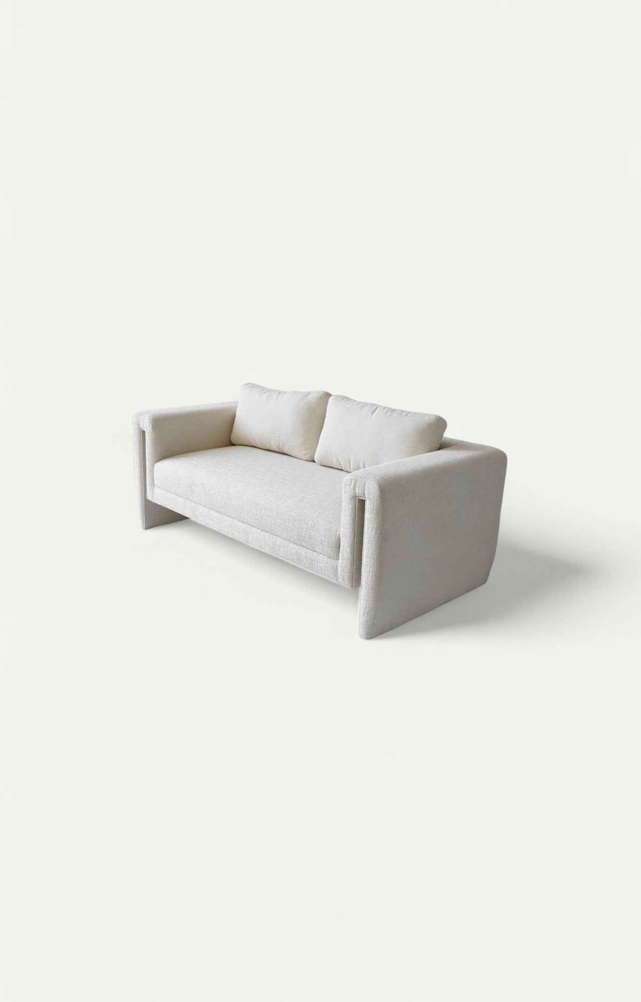 Hanging Boucle Two Seater Sofa