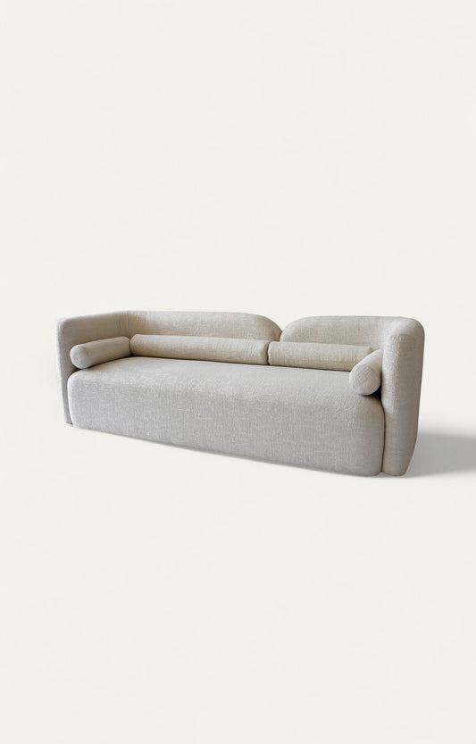Sohva Victoria White Bouclette Sofa