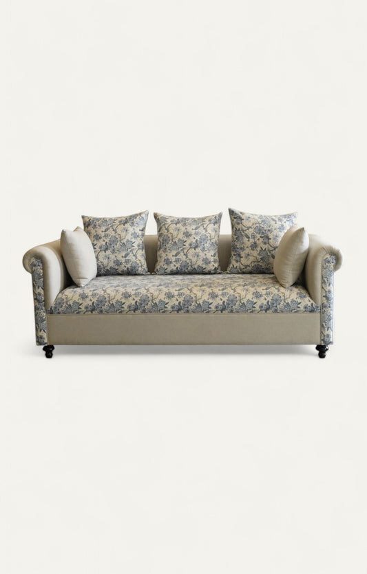 Fully Upholstered Printed Sofa