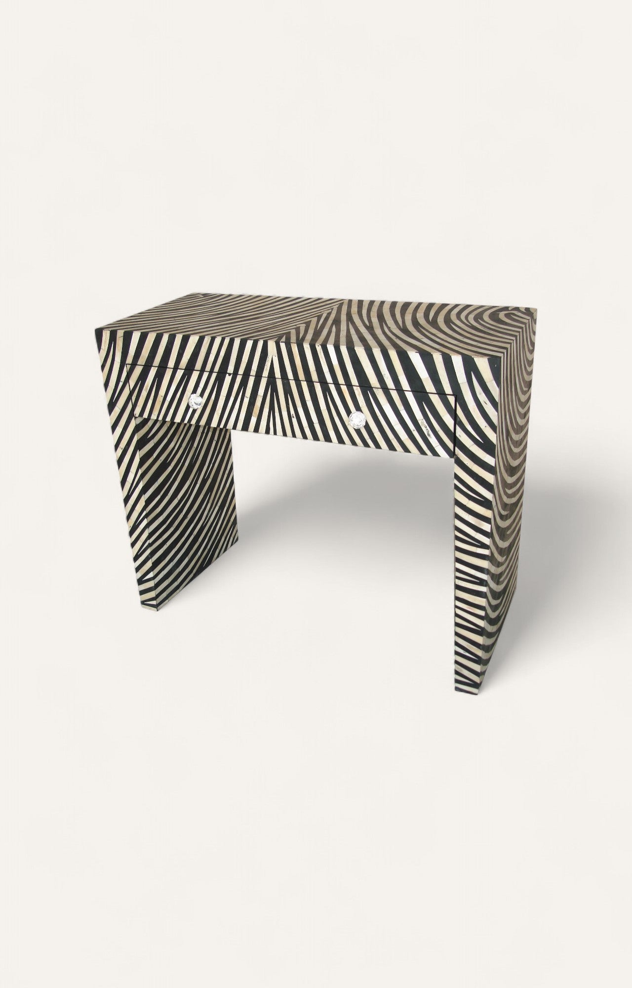 Bone Inlay Study Table With Drawer