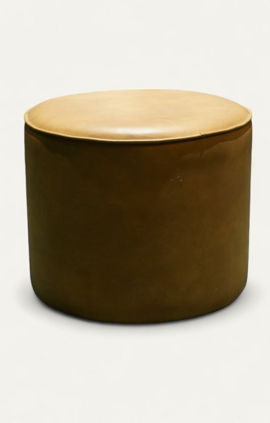 Leather Uphol Stool