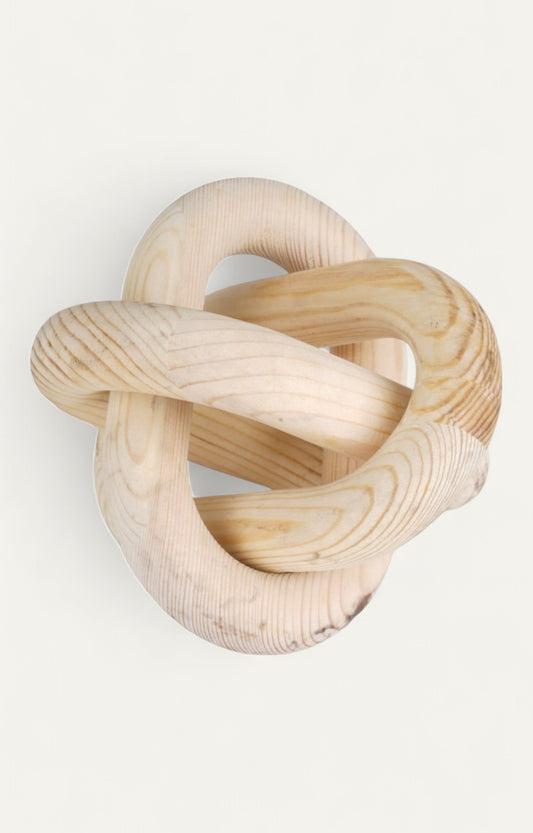 Intinity wooden table décor