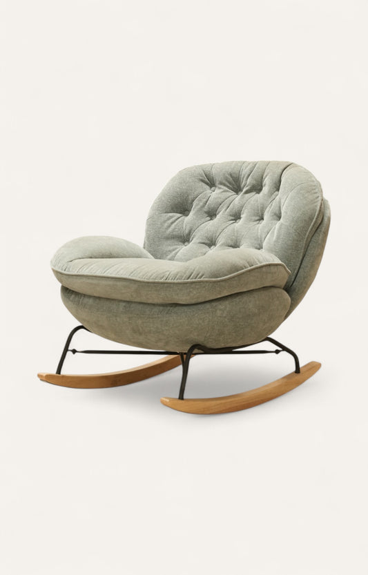 Modern Upholstered Rocking Chair