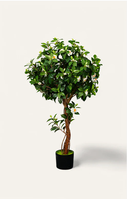 Artificial Camellia Topiary – 3 Feet