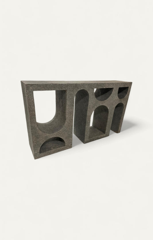 Stone veneer Console