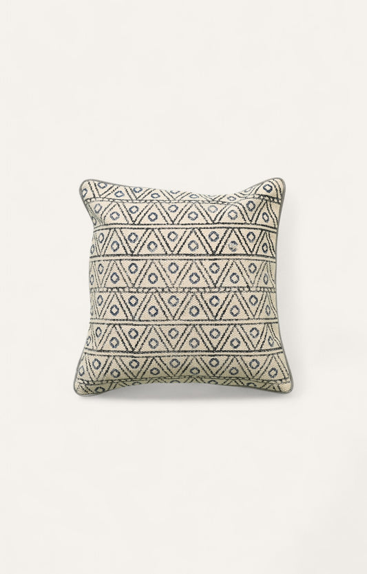 Handwoven Cotton Cushion Cover - Tribal Print