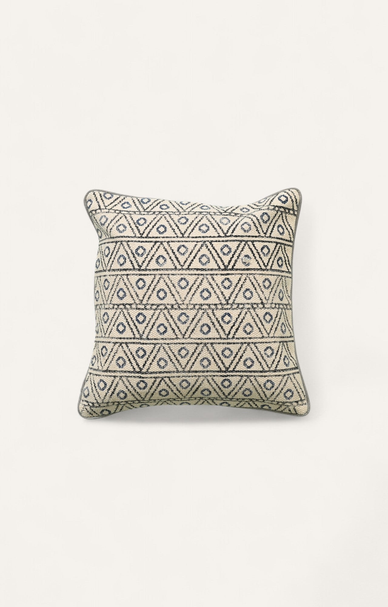 Handwoven Cotton Cushion Cover - Tribal Print