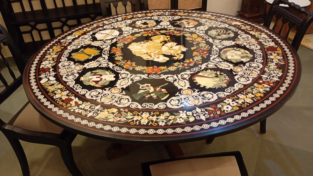 INLAY DINING TABLE – Samurai Exports