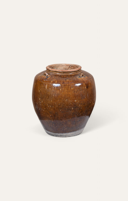 Brown Earthenware Clay Pot