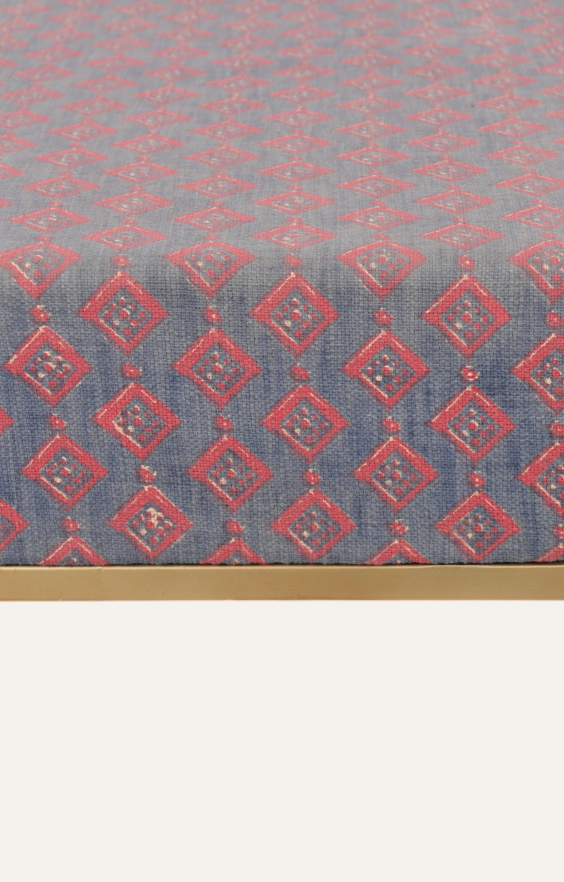 Metal Framed Ottoman