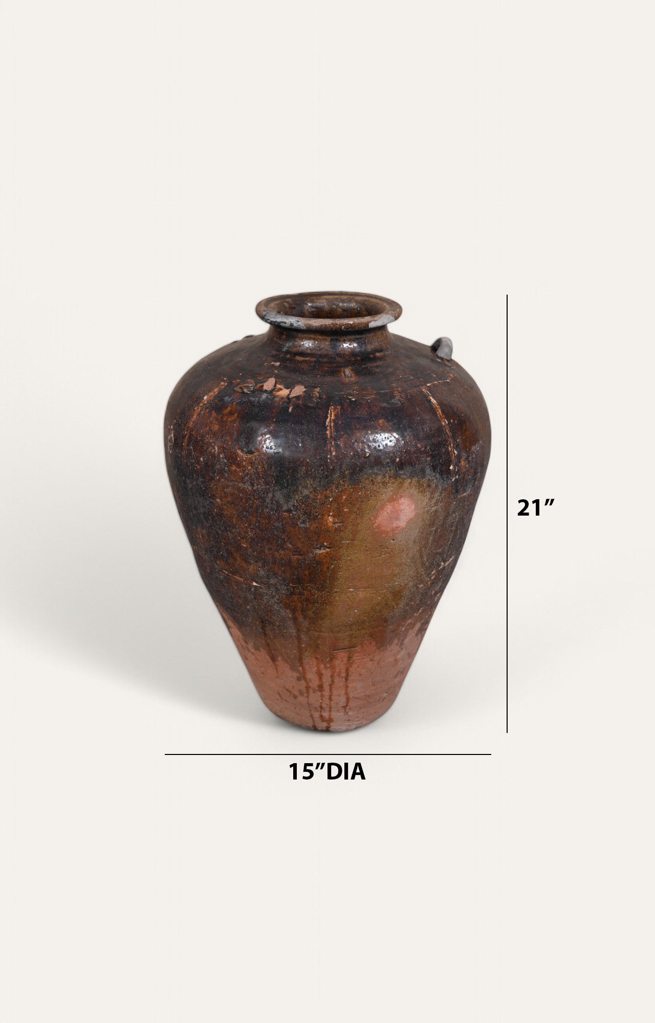 Huai Minimallistic Chinese Terracotta Pot