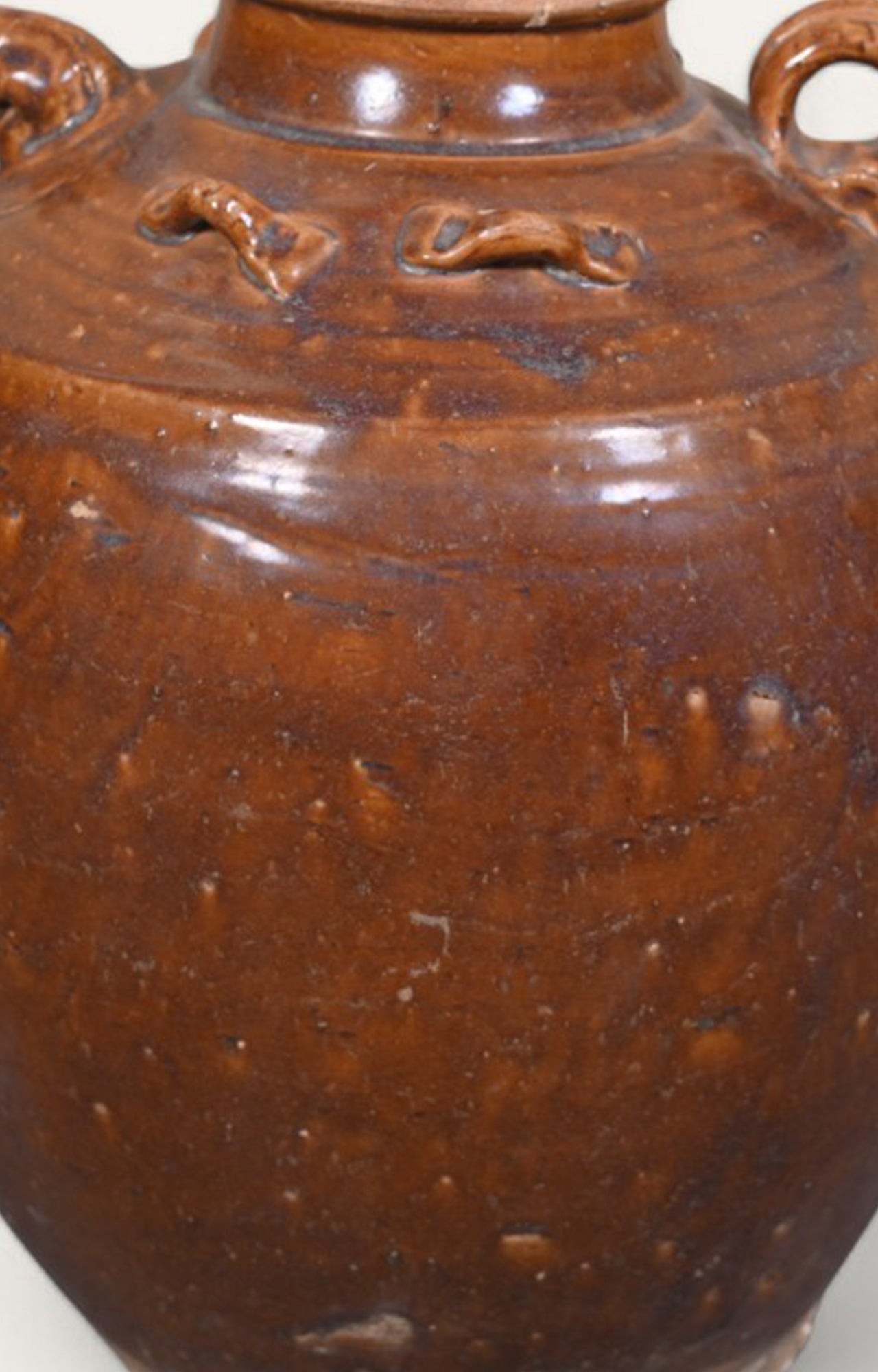Chinese Brown Glaze Ceramic Vase