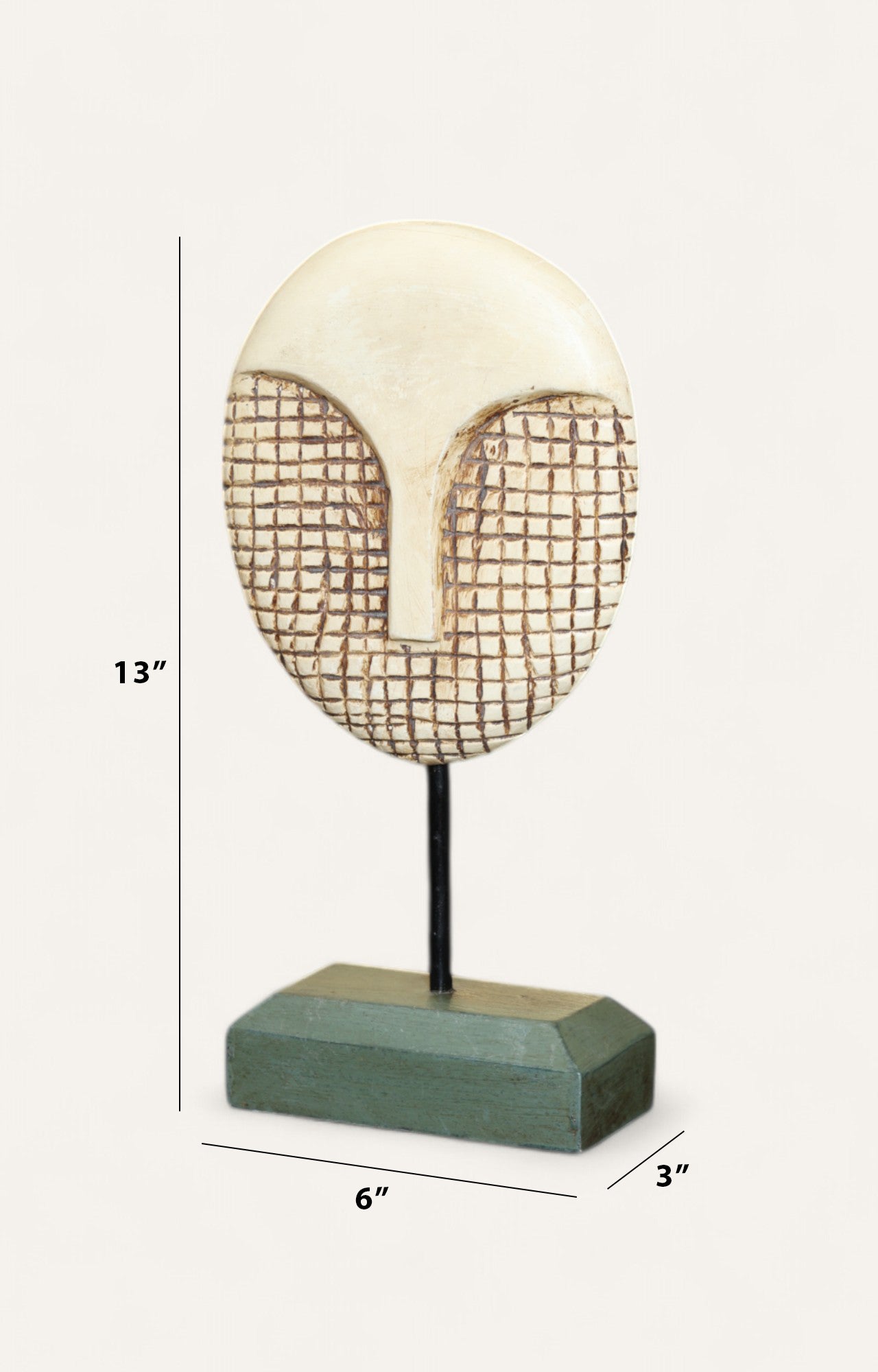 Wood Mask Décor Set of 3