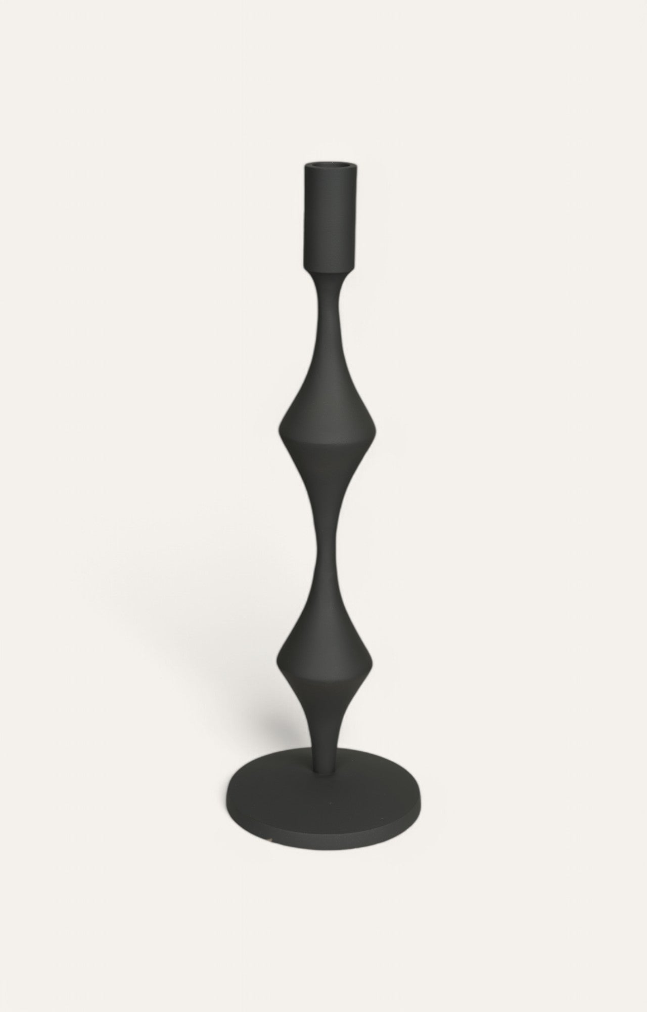 Olive Haze Metal Candle Stand