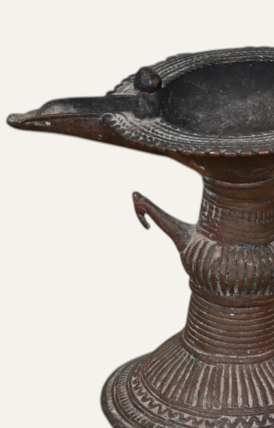 Maher Vintage Brass Oil Lamp