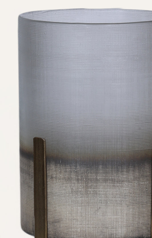 Ombre Glass Candle Holder