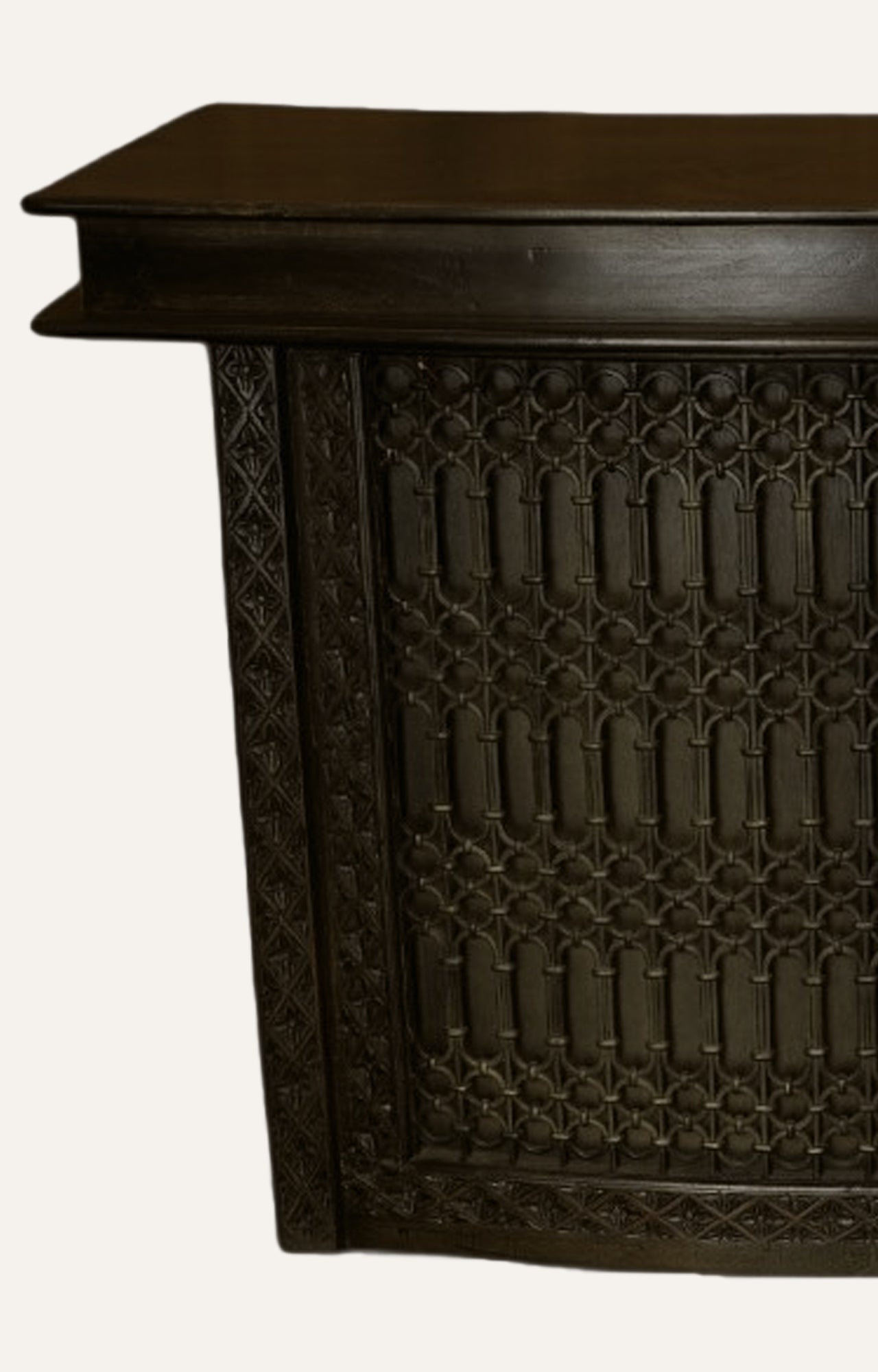 Bar Counter With Metal Grill