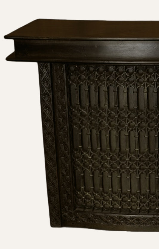 Bar Counter With Metal Grill