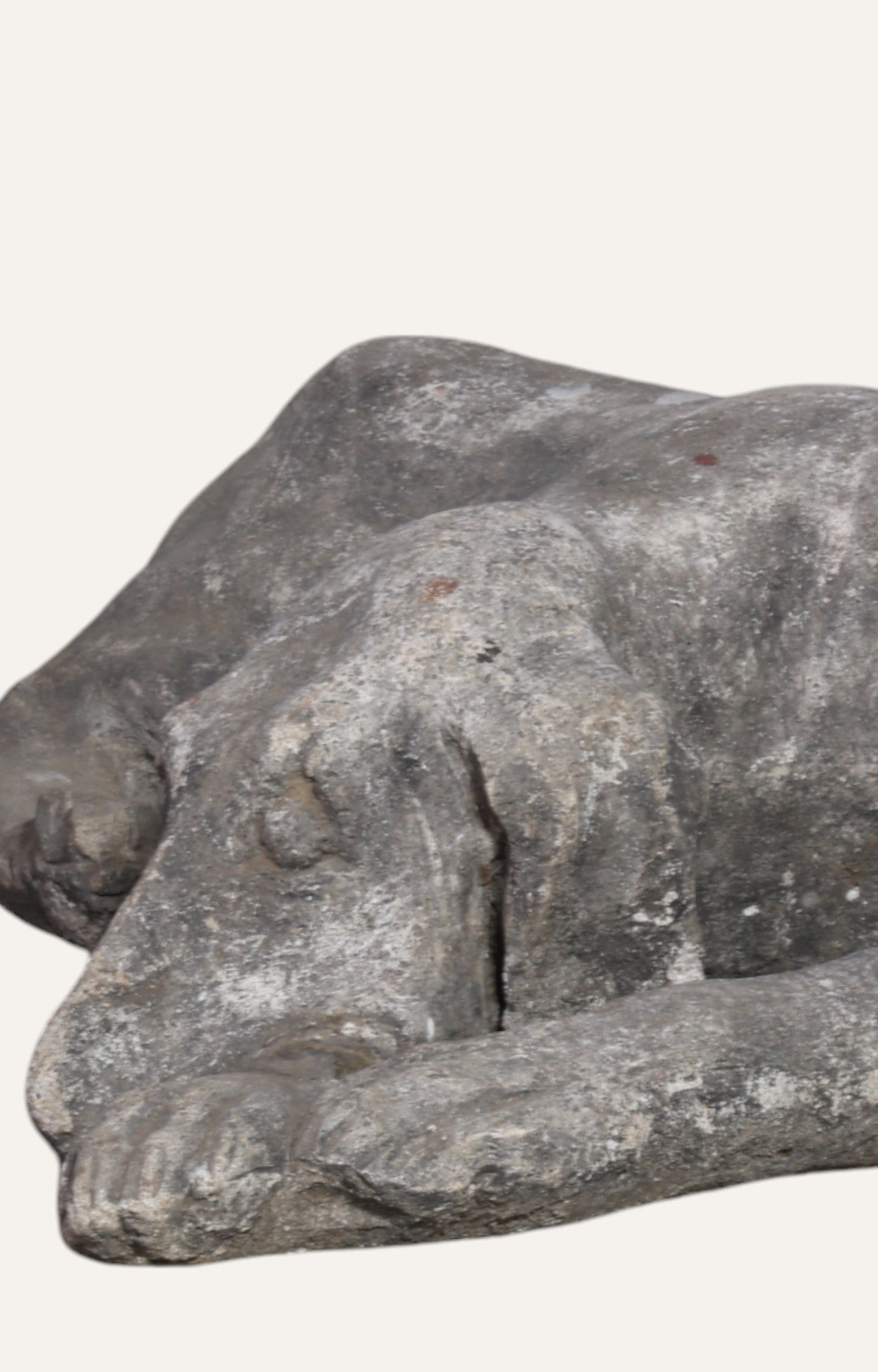 Sleeping Dog  Sculpture