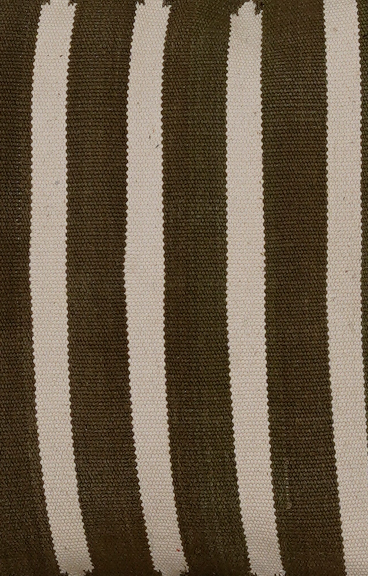 Vertical Stripes Handwoven Cushion