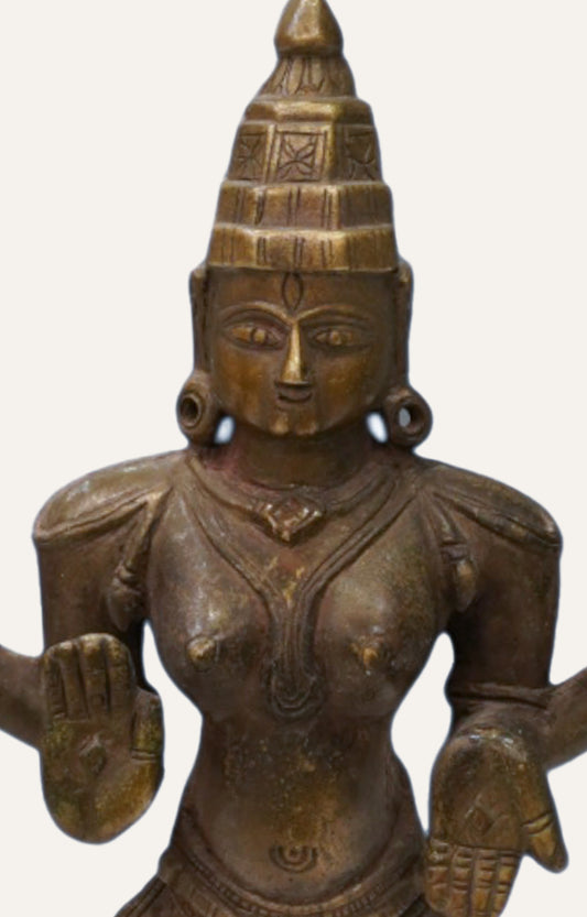 Devi Blessings Antique Brass  Figurine Table Decor