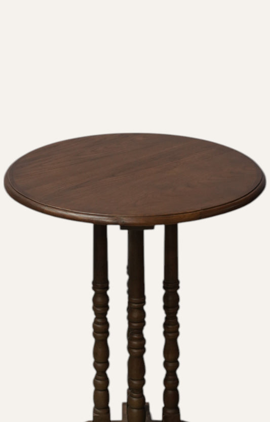 Tri spindle side table