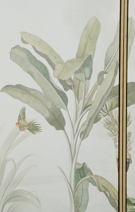 Coastal Palm Canvas Painting Print Set of 3