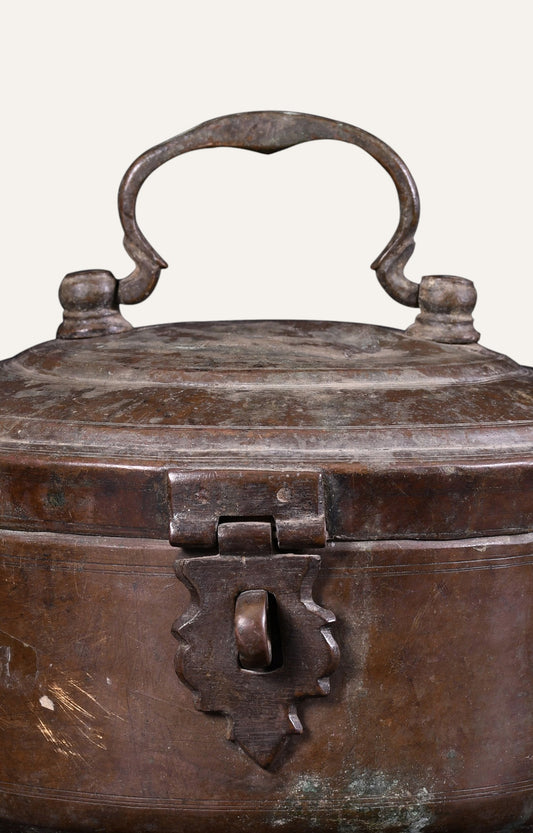 Charm Vintage Brass Box