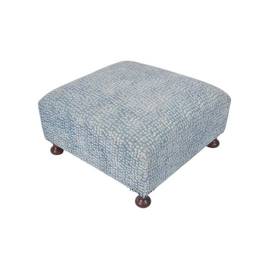 Dhurrie Upholstery Ottoman