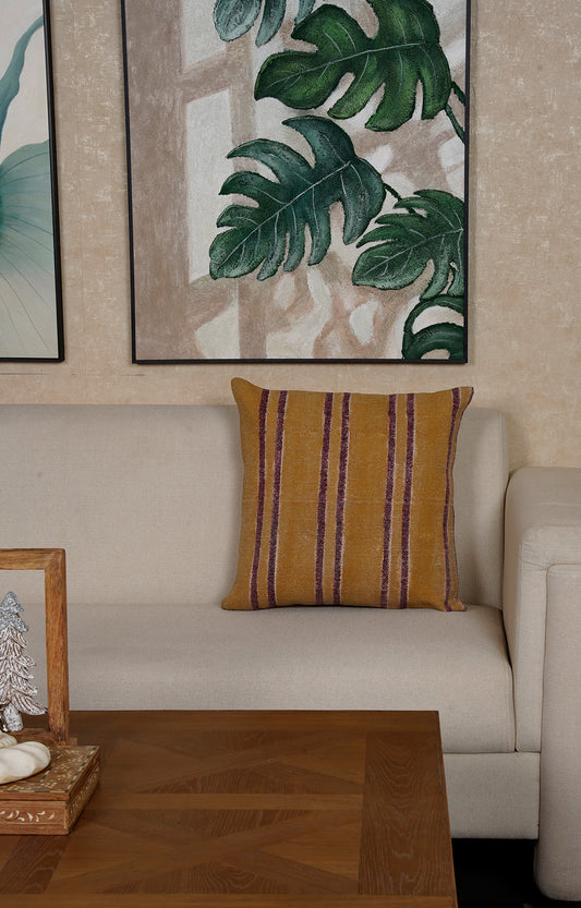 Striped Printed Cushion