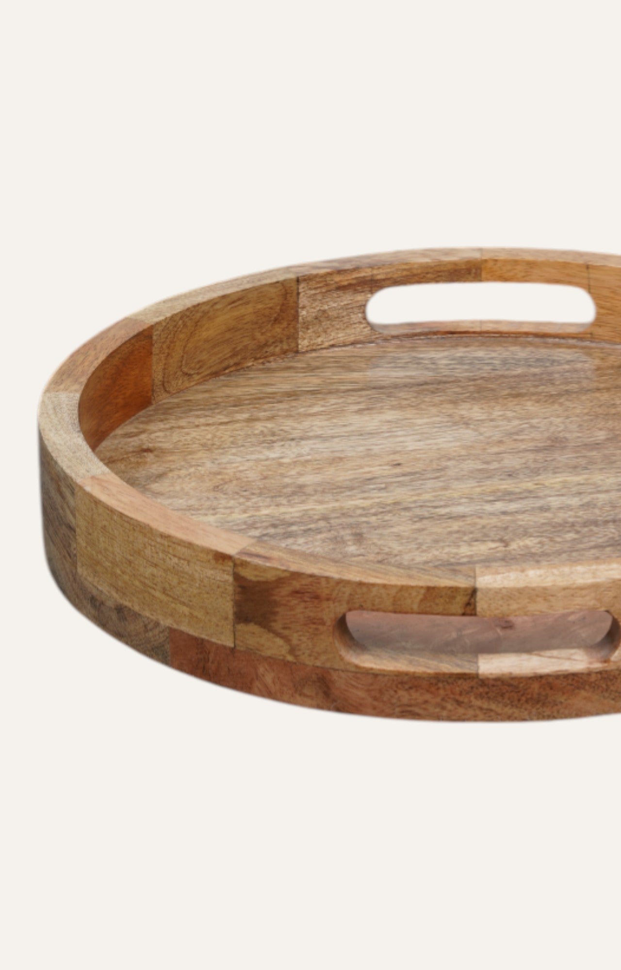 Contour Edge Mango Wood Tray