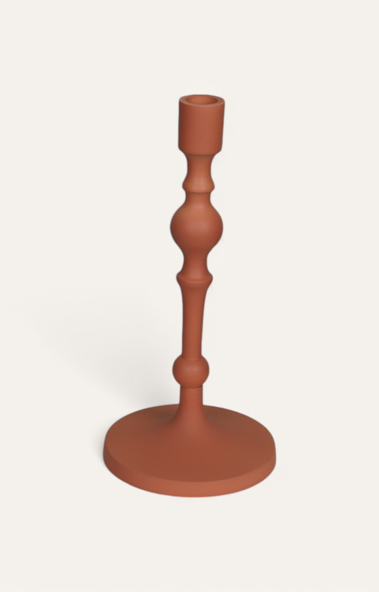 Indian Khaki Long Candle Stand