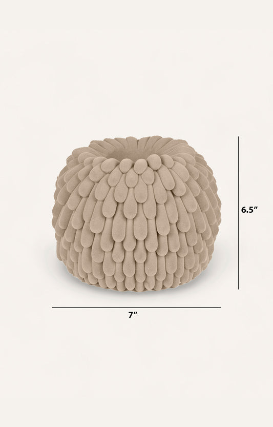 Fuzzy Texture Cactus Vase