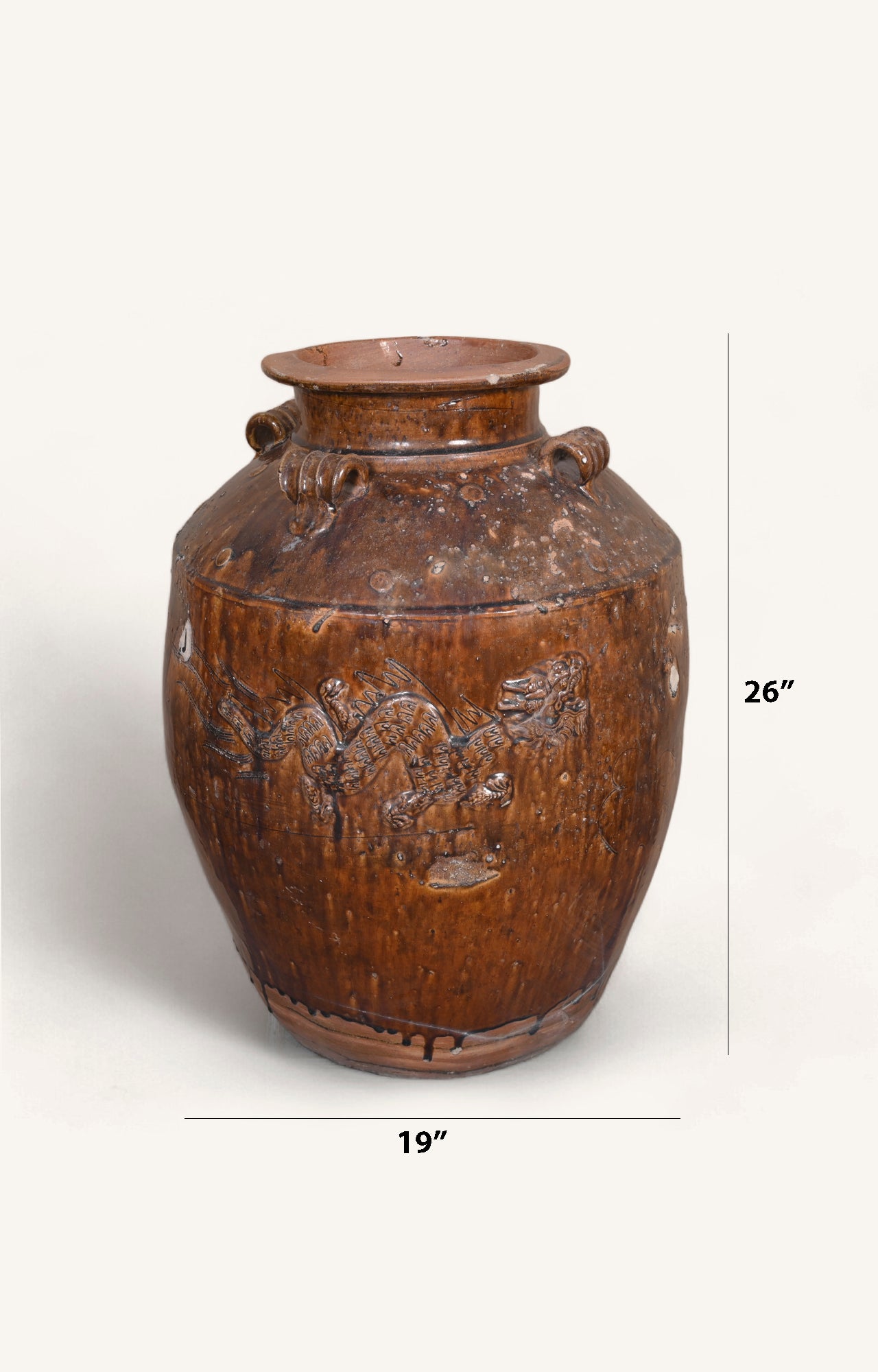 Chinese Dragon Ceramic Vase